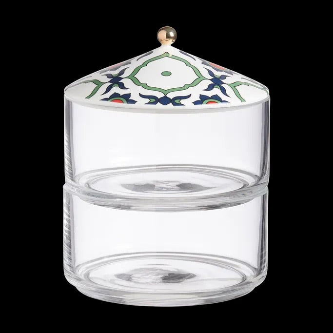 Glass cookie Jar